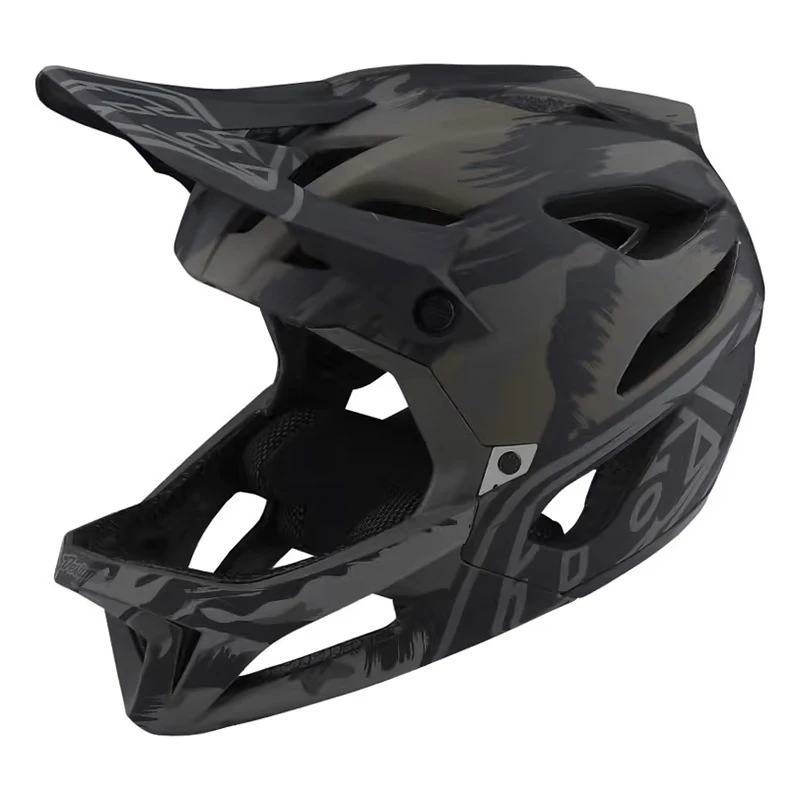 Downhill Casco Bici Troy Lee Designs Stage Mips Brush Nero