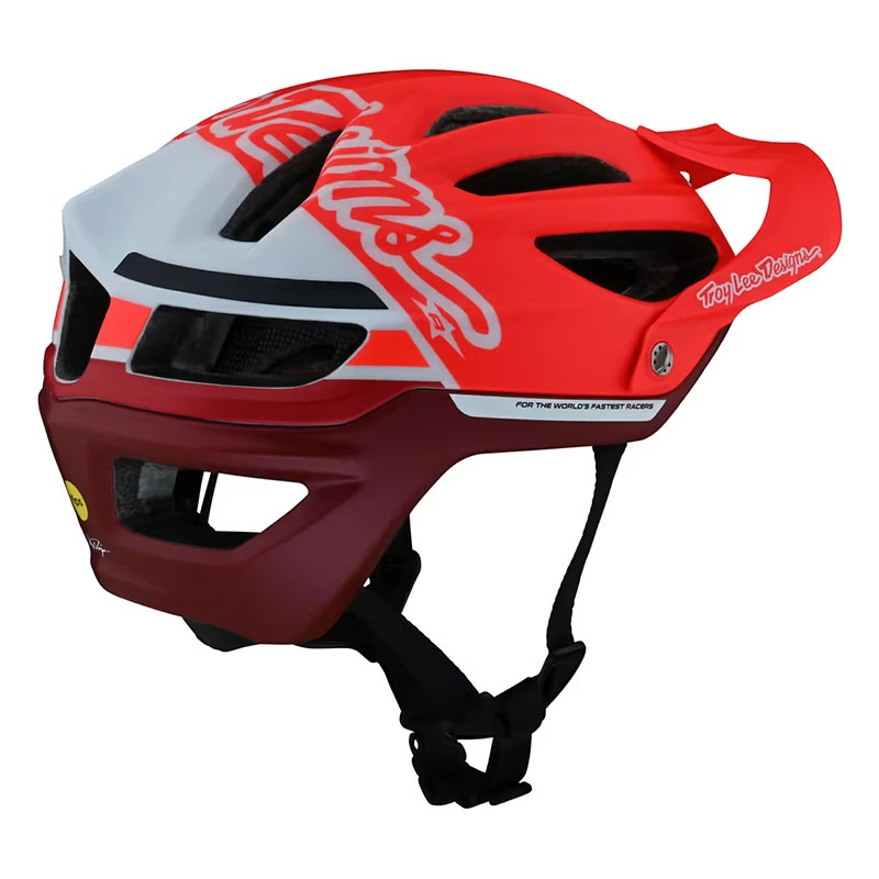 Mtb Casco Troy Lee Designs A2 Mips Silhouette Rosso - immagine 2