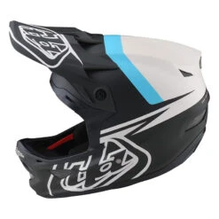 Downhill Casco Troy Lee Designs D3 Fiberlite Slant Verde