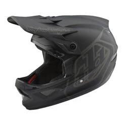 Downhill Casco Bici Troy Lee Designs D3 Fiberlite Mono Nero