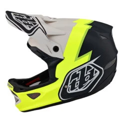 Downhill Casco Troy Lee Designs D3 Fiberlite Volt Giallo
