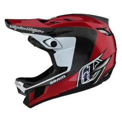 Downhill Casco Troy Lee Designs D4 Carbon Corsa Sram Rosso