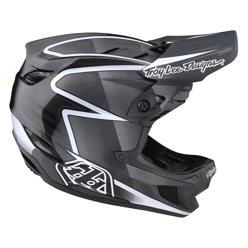 Downhill Casco Troy Lee Designs D4 Carbon Lines Nero - immagine 2