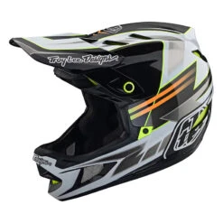 Downhill Casco Troy Lee Designs D4 Carbon Saber Grigio