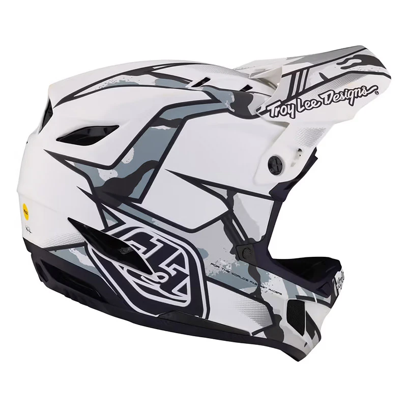 Downhill Troy Lee Designs D4 Composite Matrix Camo Bianco - immagine 2