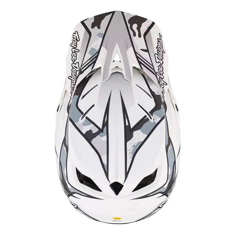 Downhill Troy Lee Designs D4 Composite Matrix Camo Bianco - immagine 3