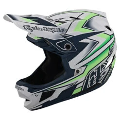 Downhill Casco Troy Lee Designs D4 Composite Volt Bianco