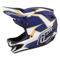 Downhill Casco Troy Lee Designs D4 Composite Matrix Blu