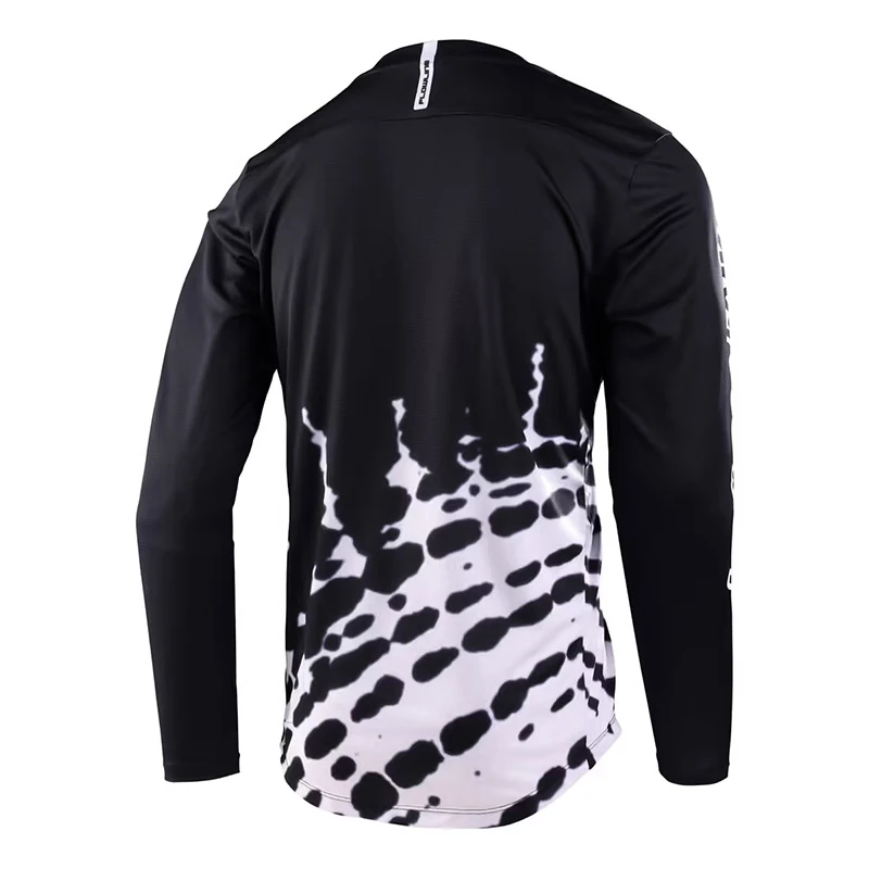Maglie Maglia Troy Lee Designs Flowline Ls Big Spin Nero - immagine 2