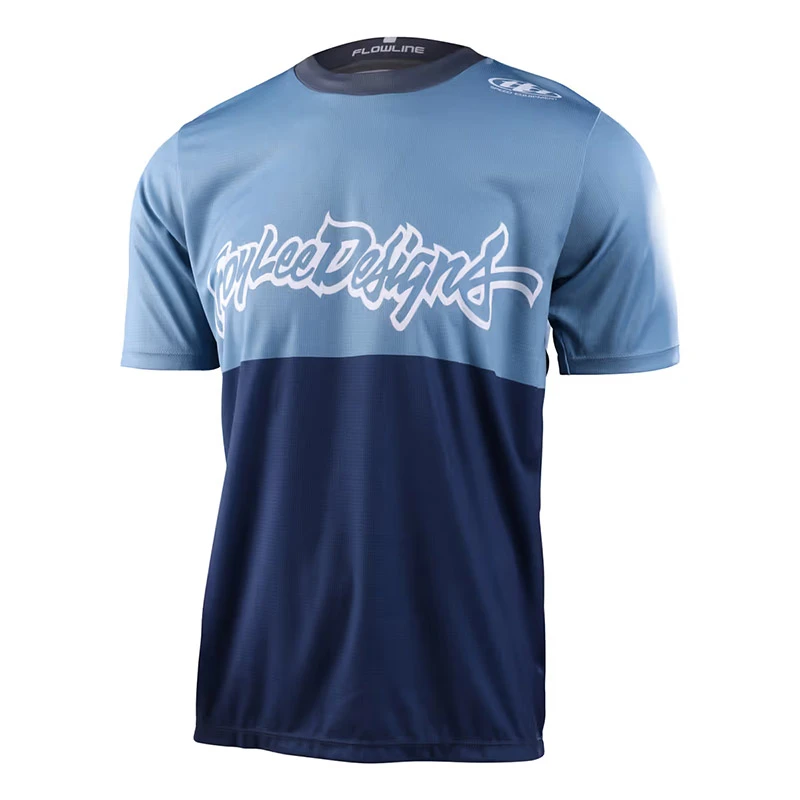 Maglie Maglia Troy Lee Designs Flowline Scripter Ss Blu