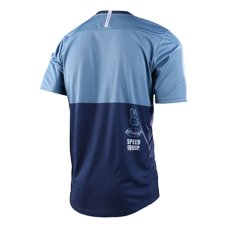 Maglie Maglia Troy Lee Designs Flowline Scripter Ss Blu - immagine 2