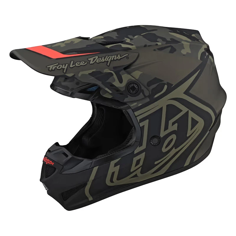 Policarbonato Casco Troy Lee Designs Gp Overload Camo Verde