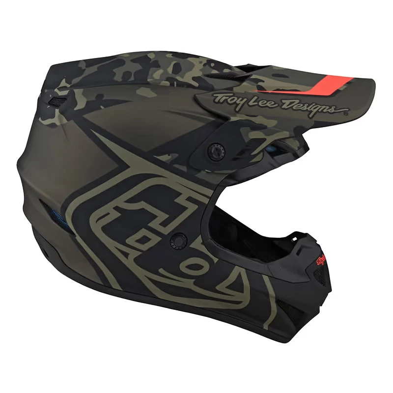 Policarbonato Casco Troy Lee Designs Gp Overload Camo Verde - immagine 3