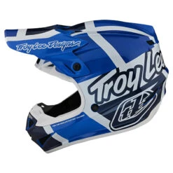 Policarbonato Troy Lee Designs Se4 Polyacrylite Quattro Blu