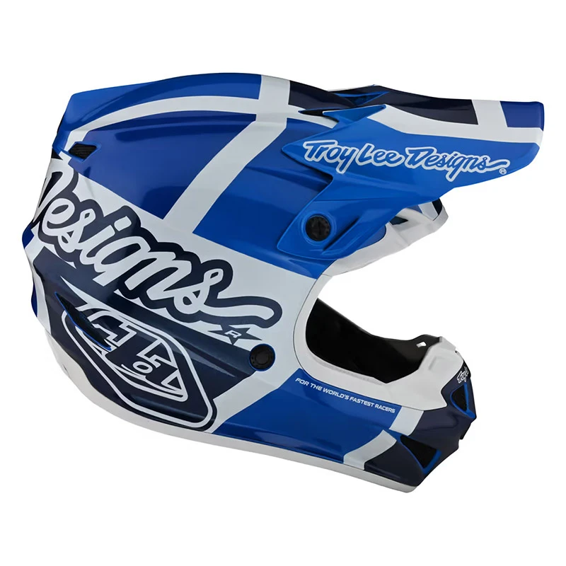Policarbonato Troy Lee Designs Se4 Polyacrylite Quattro Bimbo Blu - immagine 3