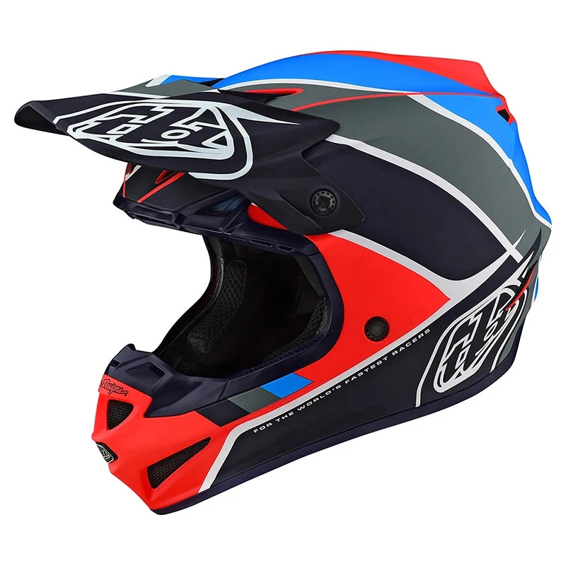 Policarbonato Casco Troy Lee Designs Se4 Polyacrylite Beta Navy