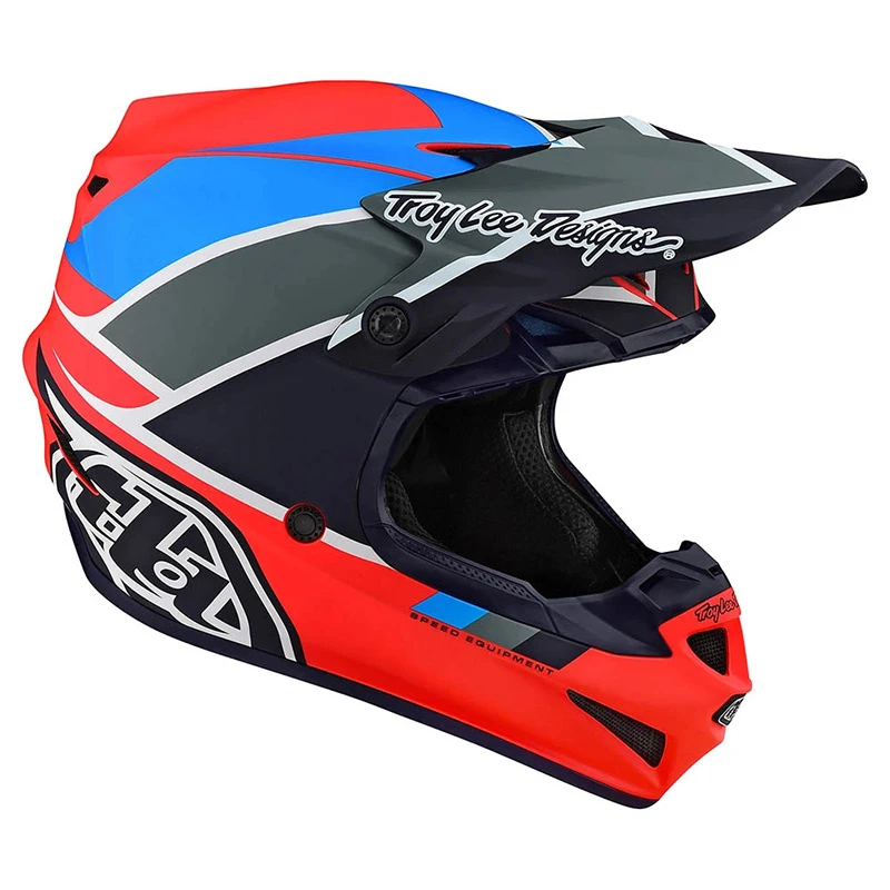 Policarbonato Casco Troy Lee Designs Se4 Polyacrylite Beta Navy - immagine 3