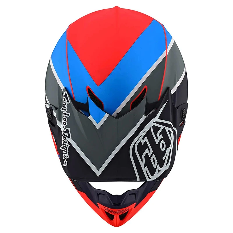 Policarbonato Casco Troy Lee Designs Se4 Polyacrylite Beta Navy - immagine 4