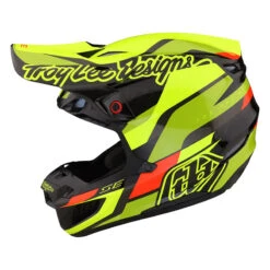 Fibra Casco Troy Lee Designs Se5 Carbon Omega Giallo
