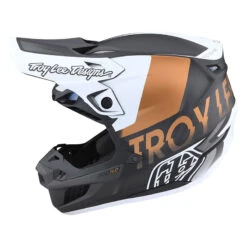 Fibra Casco Troy Lee Designs Se5 Carbon Qualifier Bronzo