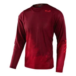Maglie Maglia Troy Lee Designs Skyline Air Ls Fades Rosso