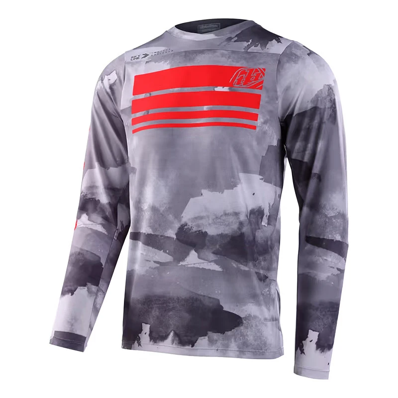 Maglie Maglia Troy Lee Designs Skyline Ls Blocks Cement