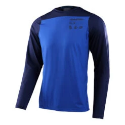 Maglie Maglia Troy Lee Designs Skyline Ls Mono True Blu