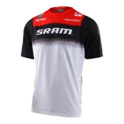 Maglie Maglia Troy Lee Designs Skyline Ss Sram Roost Bianco