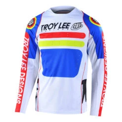Maglie Maglia Troy Lee Designs Sprint Drop In Bianco