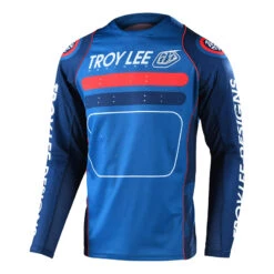 Maglie Maglia Bimbo Troy Lee Designs Sprint Drop In Blu
