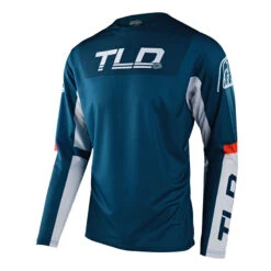 Maglie Maglia Troy Lee Designs Sprint Fractura Blu