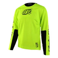 Maglie Maglia Troy Lee Designs Sprint Icon Jr 23 Giallo Fluo