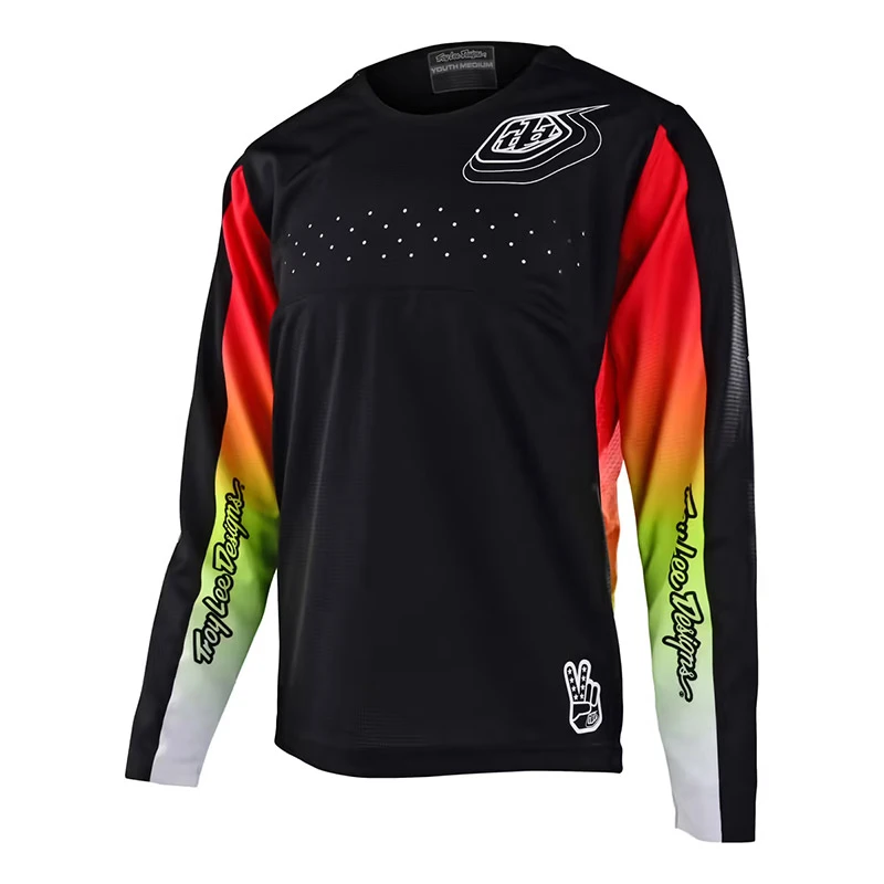 Maglie Maglia Troy Lee Designs Sprint Richter Jr Nero