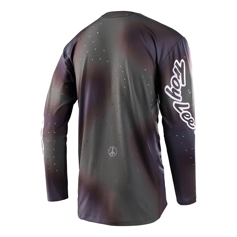 Maglie Maglia Troy Lee Designs Sprint Ultra Lucid Ls Verde - immagine 2