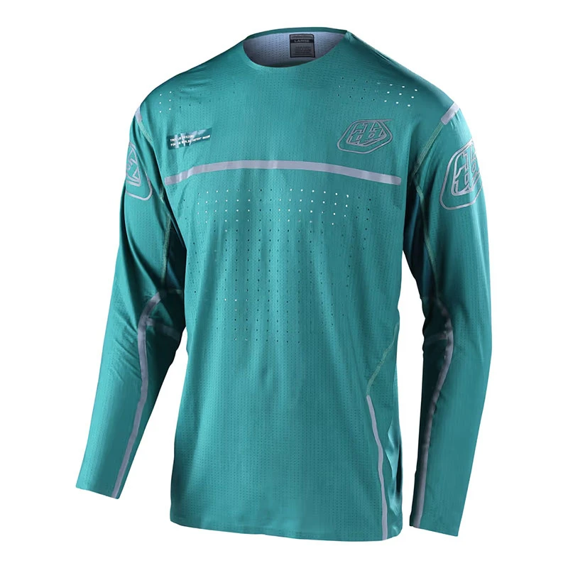 Maglie Maglia Troy Lee Designs Sprint Ultra Lines Ls Verde