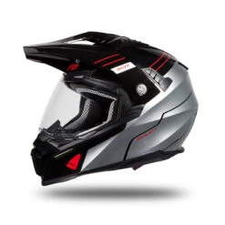 Crosstourer Casco Ufo Aries 2206 Nero Argento