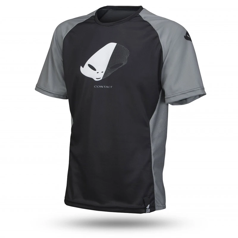 Maglie Maglia Ufo Contact Ss Nero Grigio