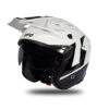 Trial Casco Ufo Sheratan 2206 Bianco Nero